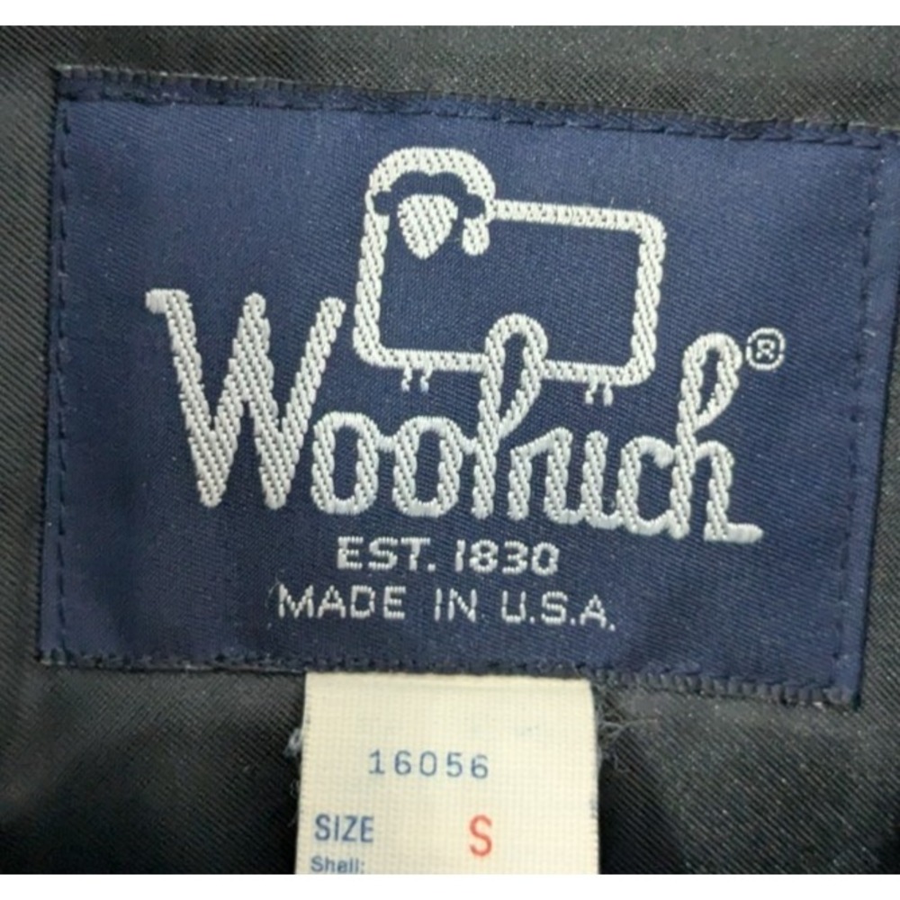 Vintage (80s) Woolrich Plaid Wool Blend Coat Jacket 16056 Small Made USA Rugged - Picture 2 of 9